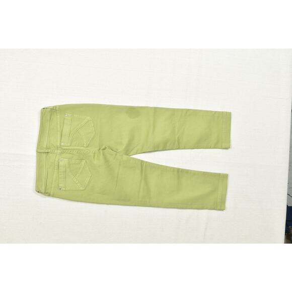 Tommy Bahama Women's Grambecy Twill Crop Jeans Palm Green Size 2 Cotton NWT - Picture 3 of 8